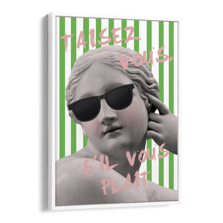 Stylish TAISR VOUE, ALTERED ART PRINTS by Grace Digital Art Co., featuring a chic framed design for modern decor.