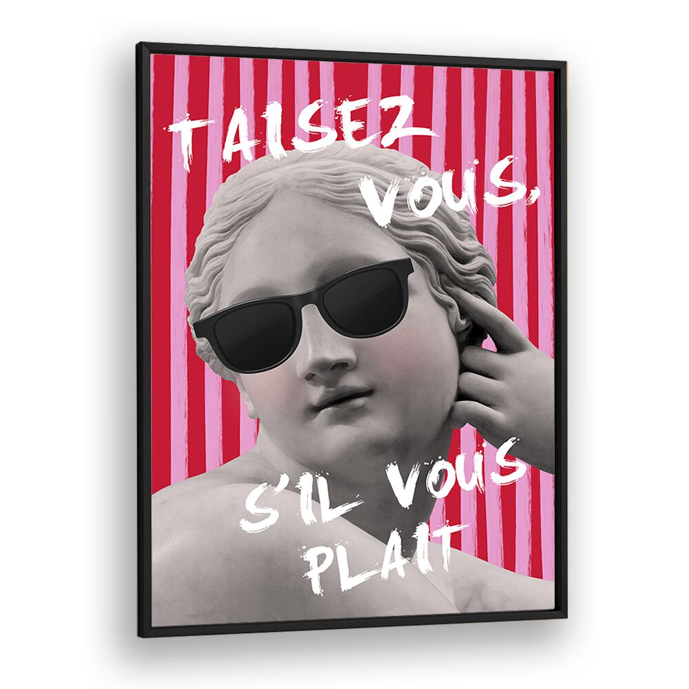 Elevate your decor with TAISR VOUE II, ALTERED ART PRINTS by Grace Digital Art Co, blending elegance and style.