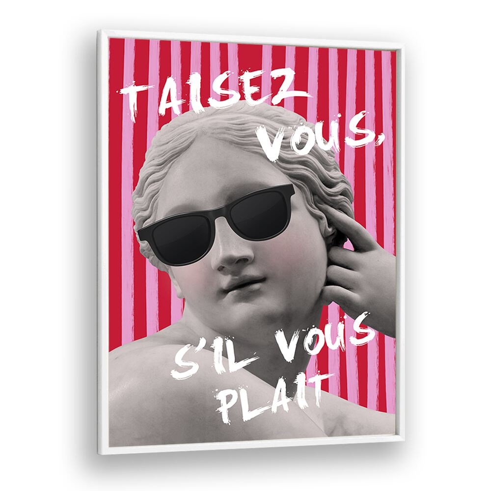 Elevate your décor with TAISR VOUE II, ALTERED ART PRINTS by Grace Digital Art Co, showcasing stylish elegance.
