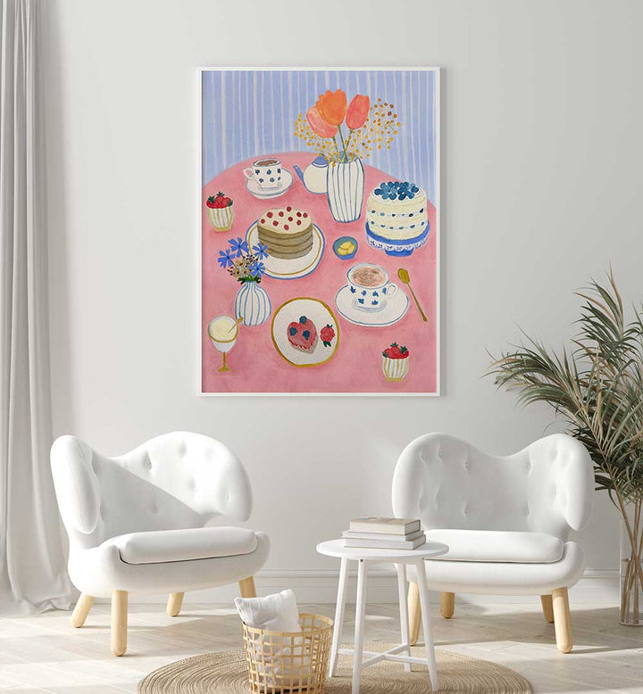 TEA PARTY II SPRING TABLE , KITCHEN POSTERS