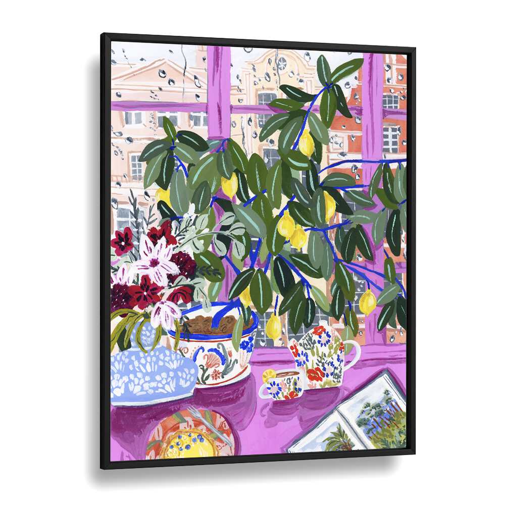 Bright and elegant "Tea With Marianne" kitchen poster by Sarah Gesek, perfect for transforming your space.