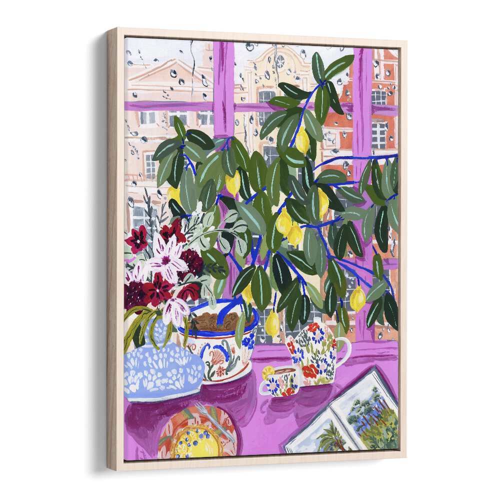 Brighten your space with TEA WITH MARIANNE, KITCHEN POSTERS by Sarah Gesek, featuring vibrant plants and decor.