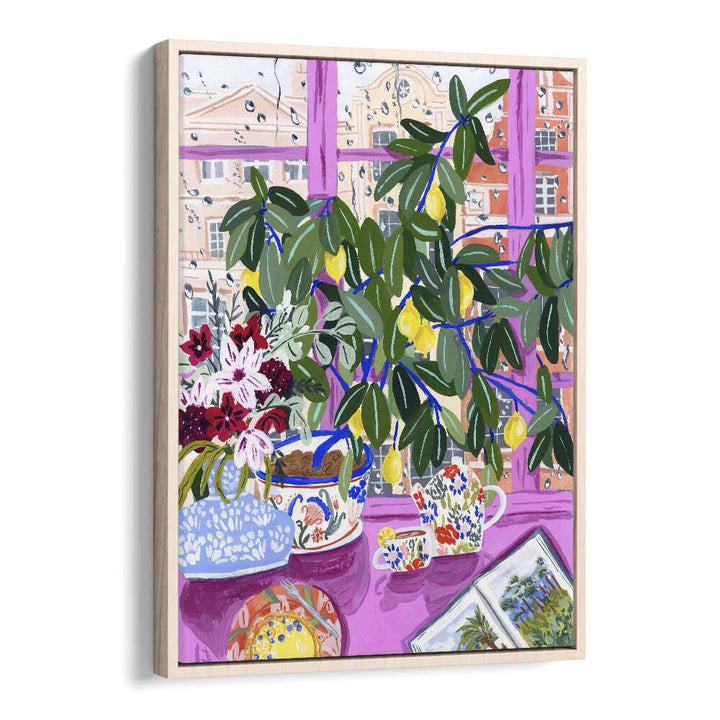 Brighten your space with TEA WITH MARIANNE, KITCHEN POSTERS by Sarah Gesek, featuring vibrant plants and decor.