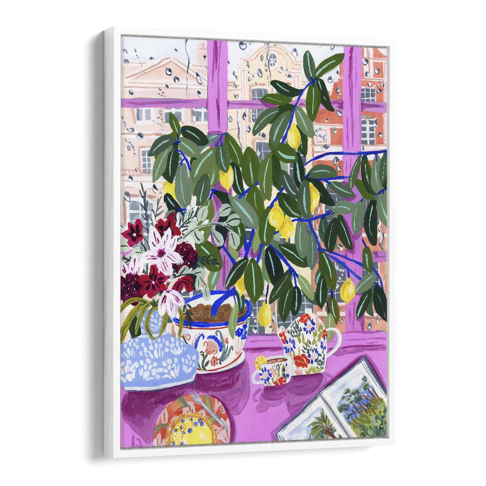 "Transform your kitchen with TEA WITH MARIANNE, KITCHEN POSTERS by Sarah Gesek, showcasing vibrant floral elegance."