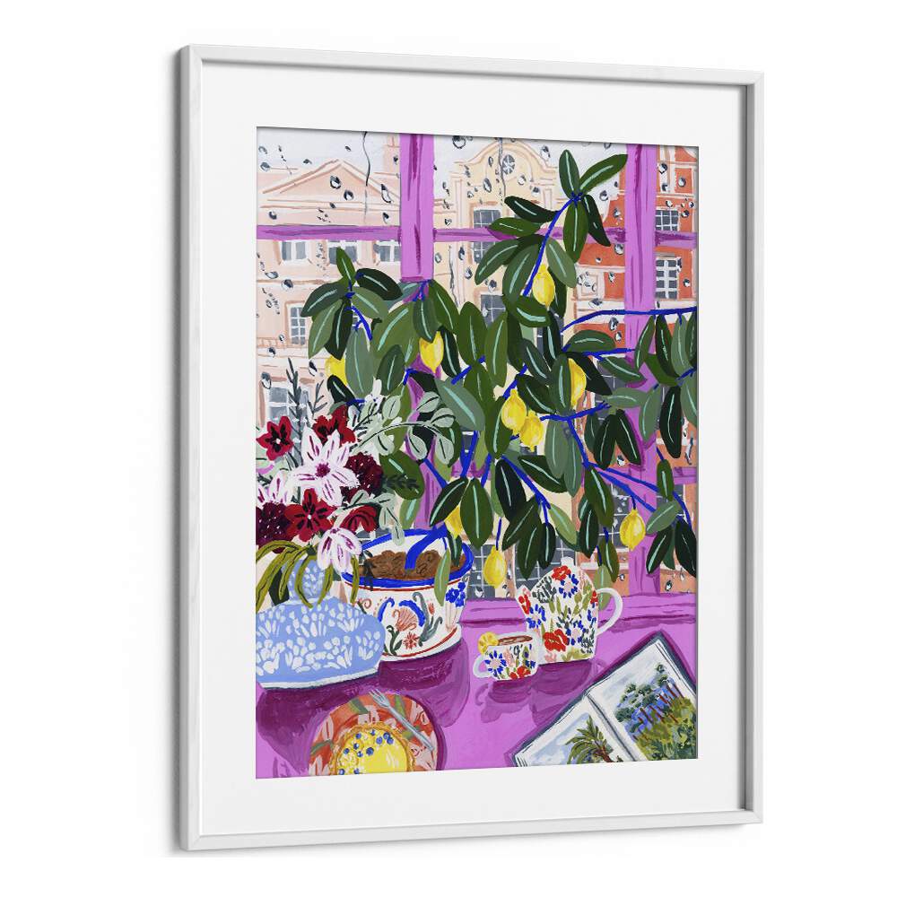 Elevate your decor with TEA WITH MARIANNE, KITCHEN POSTERS by Sarah Gesek, featuring vibrant colors and elegant design.