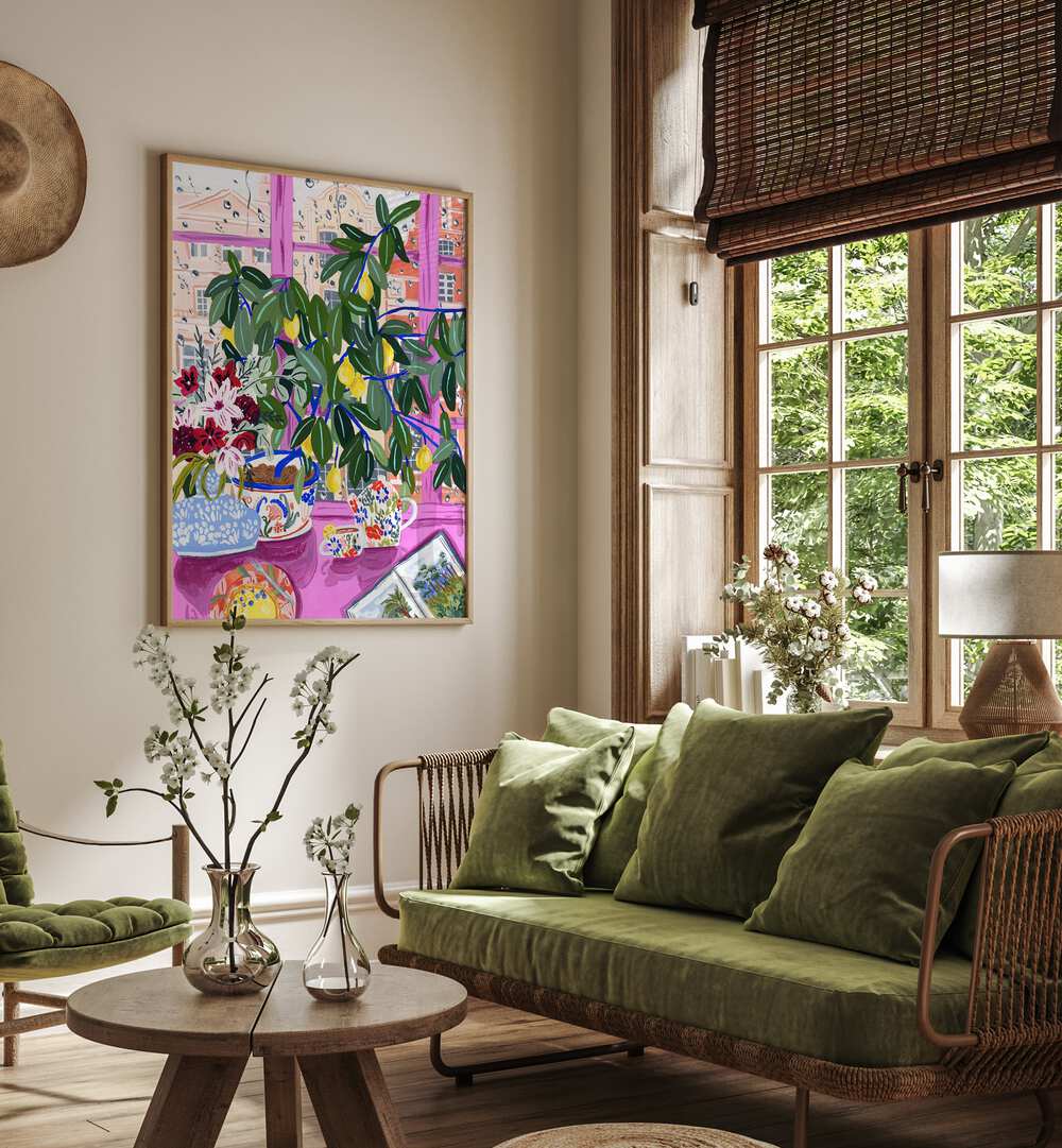 Brighten your home with TEA WITH MARIANNE, KITCHEN POSTERS by Sarah Gesek, adding elegance to any room decor.