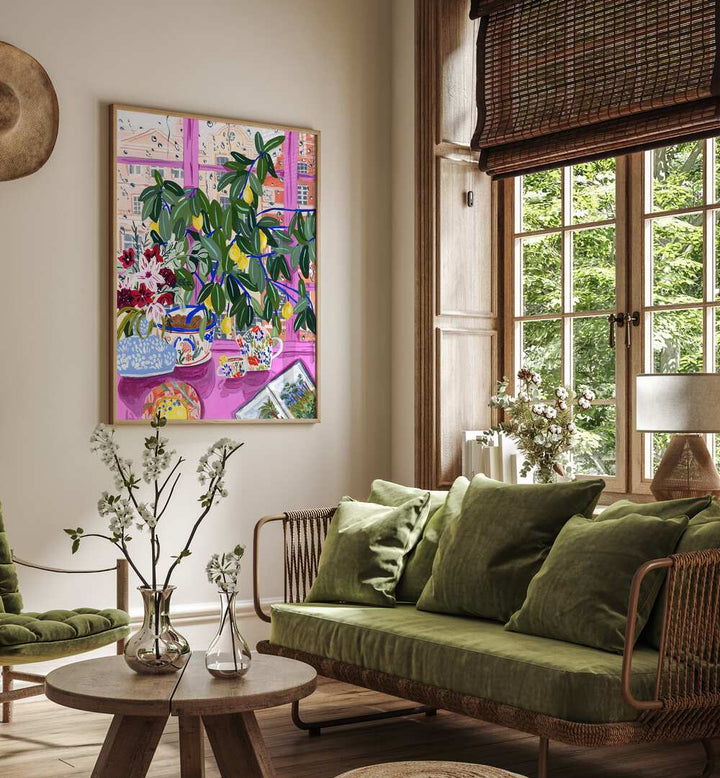 Brighten your home with TEA WITH MARIANNE, KITCHEN POSTERS by Sarah Gesek, adding elegance to any room decor.
