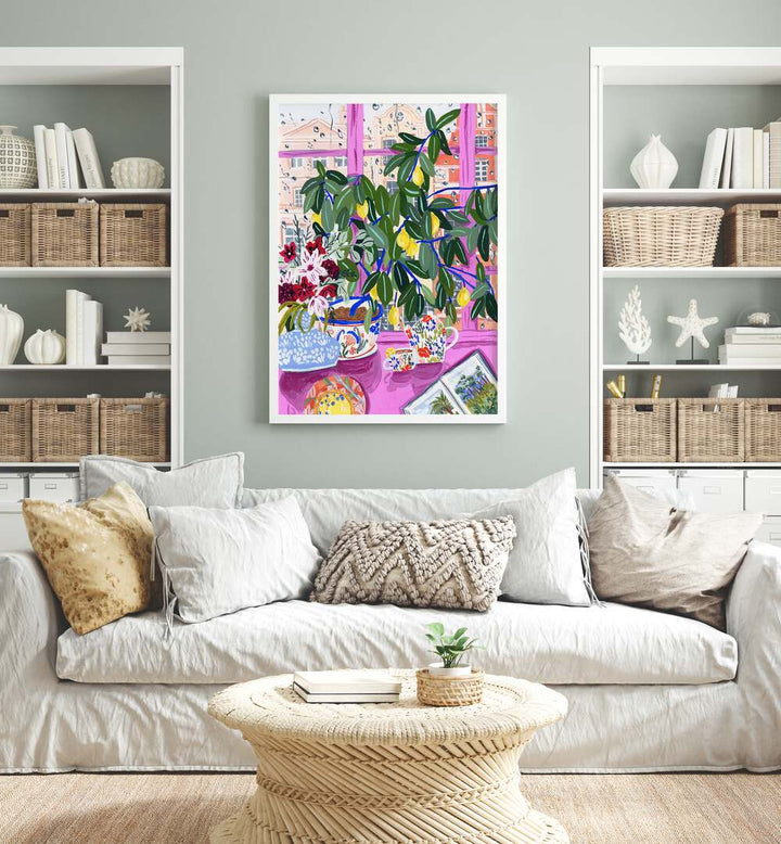 Brighten your home with TEA WITH MARIANNE, KITCHEN POSTERS by Sarah Gesek, adding elegance to any space.