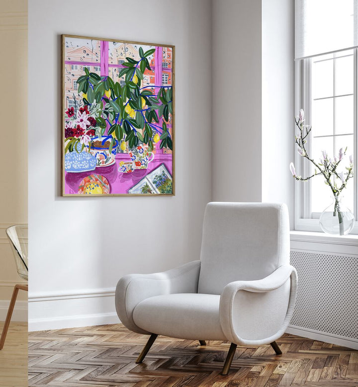 Transform your home with TEA WITH MARIANNE, KITCHEN POSTERS by Sarah Gesek, adding elegance to any space.