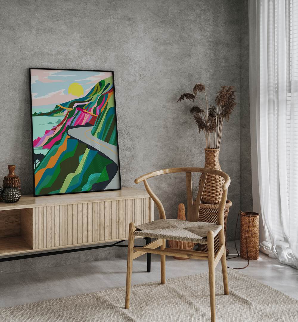 Stunning landscape painting, "The Best Is Yet to Come," by Uma Gokhale, perfect for elevating your space.
