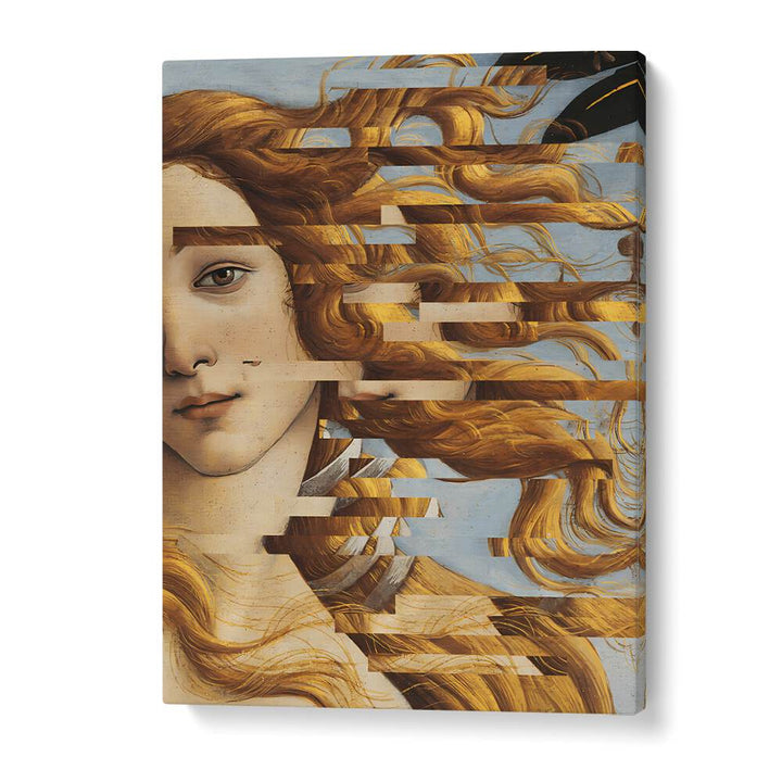 Stunning altered art print of THE BIRTH OF VENUS, transforming classic beauty by The Art Concept.