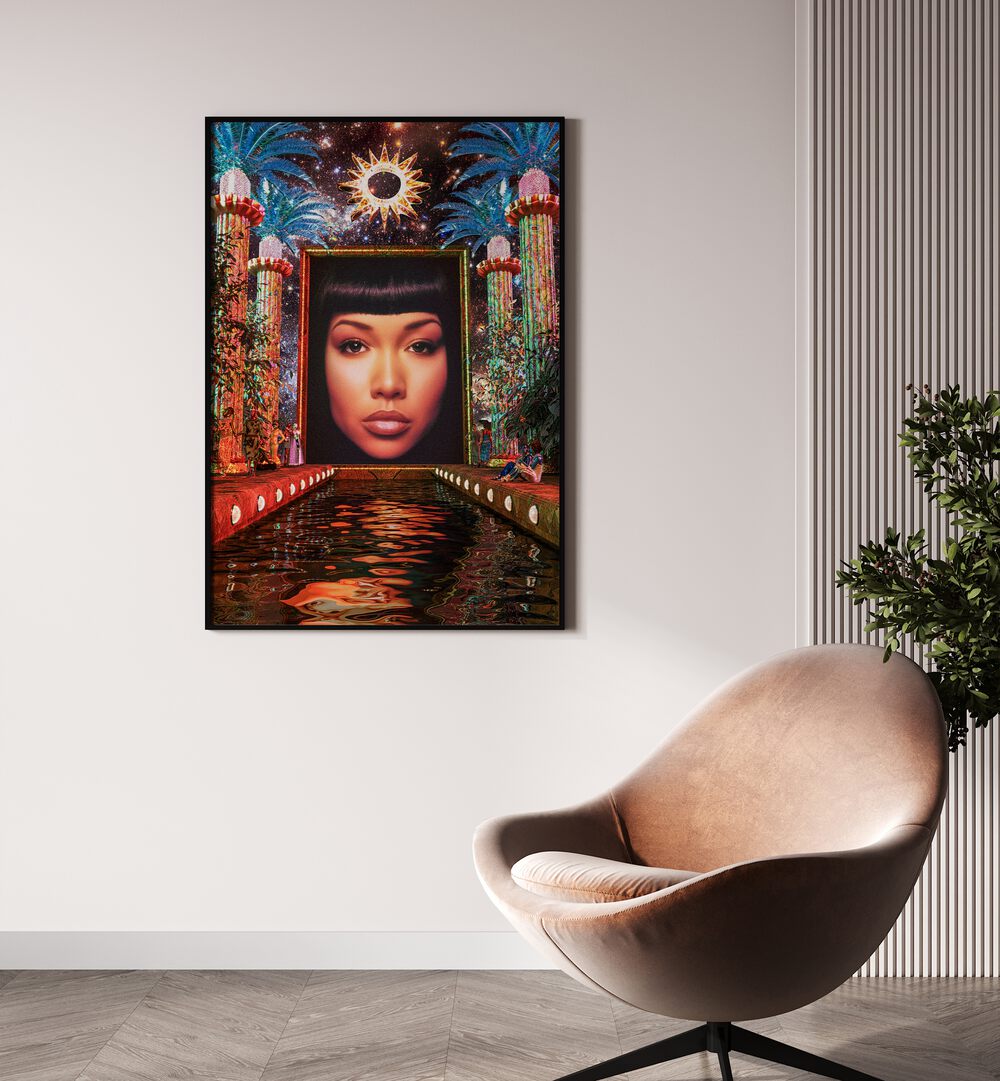 Elevate your decor with THE BROADCAST, SURREAL ART PRINTS by Cosmo Zach, a stunning surreal masterpiece.