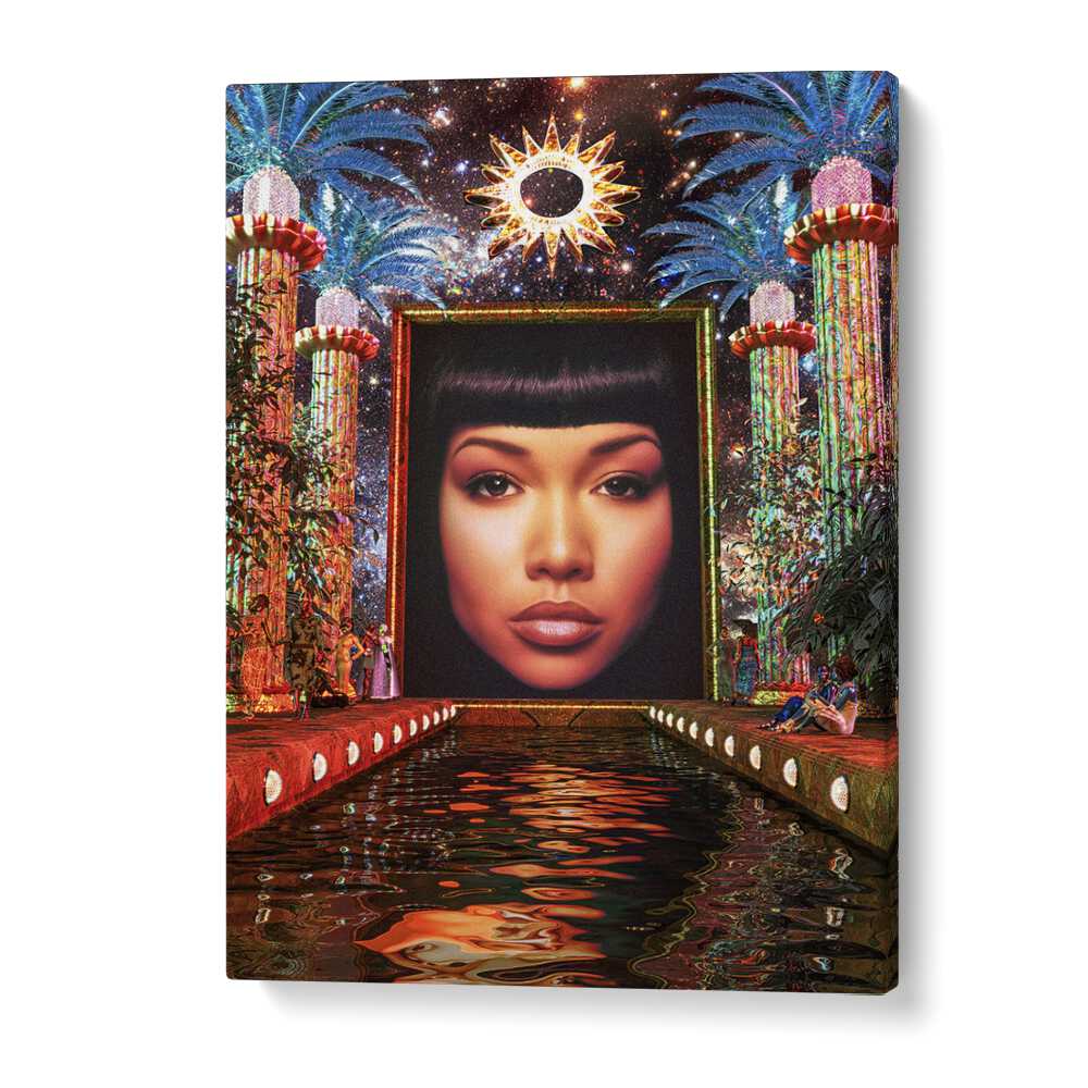Elevate your decor with THE BROADCAST, SURREAL ART PRINTS by Cosmo Zach, featuring vibrant colors and captivating imagery.