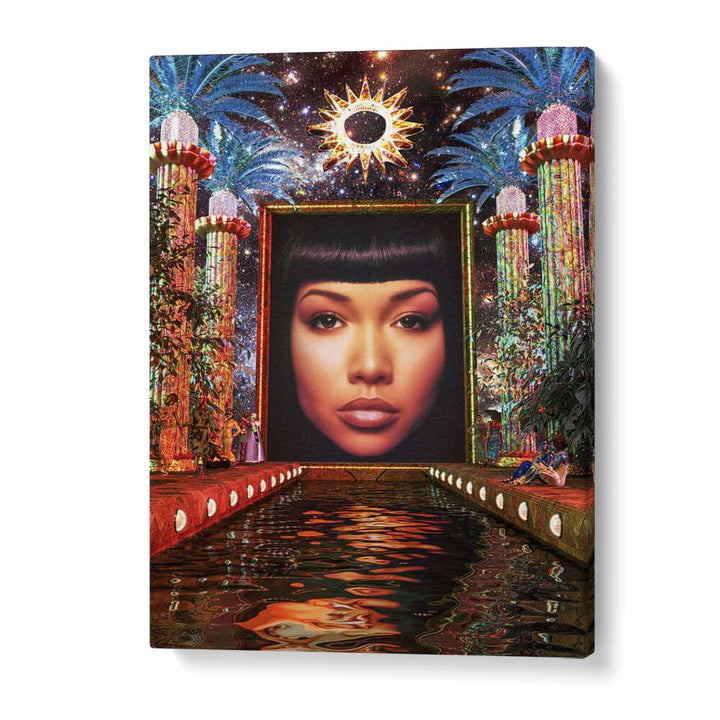 Elevate your decor with THE BROADCAST, SURREAL ART PRINTS by Cosmo Zach, featuring vibrant colors and captivating imagery.