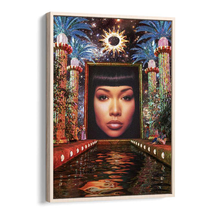 Elevate your decor with THE BROADCAST, SURREAL ART PRINTS by Cosmo Zach, featuring vibrant colors and captivating imagery.