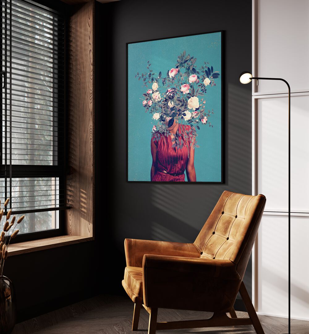 Stunning surreal art print "The First Noon, Surreal Art Prints" by Frank Moth, perfect for modern home decor.