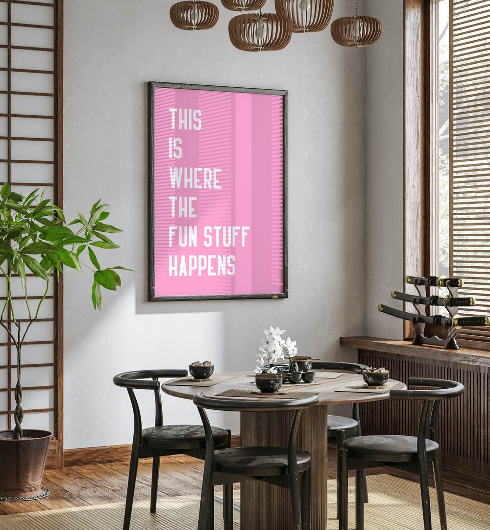 Brighten your space with THE FUN STUFF, QUOTES by Athene Fritsch, inspiring typography posters for uplifting decor.