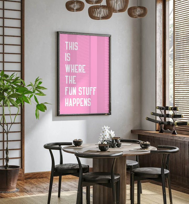 Brighten your space with THE FUN STUFF, QUOTES by Athene Fritsch, inspiring typography posters for uplifting decor.