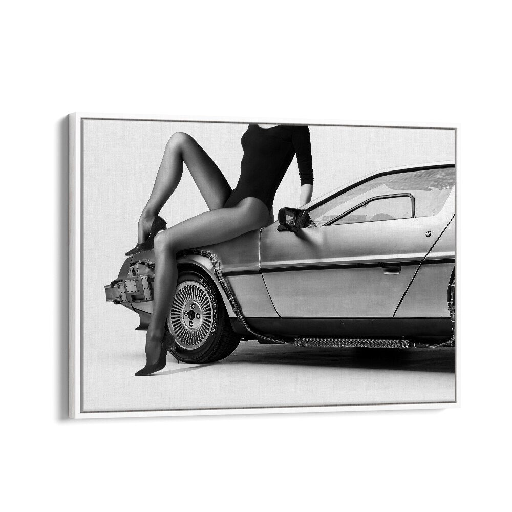 Elegant black and white art showcasing "THE FUTURE IS FEMALE PART III, PHOTOGRAPHY PRINTS" by David Drake.