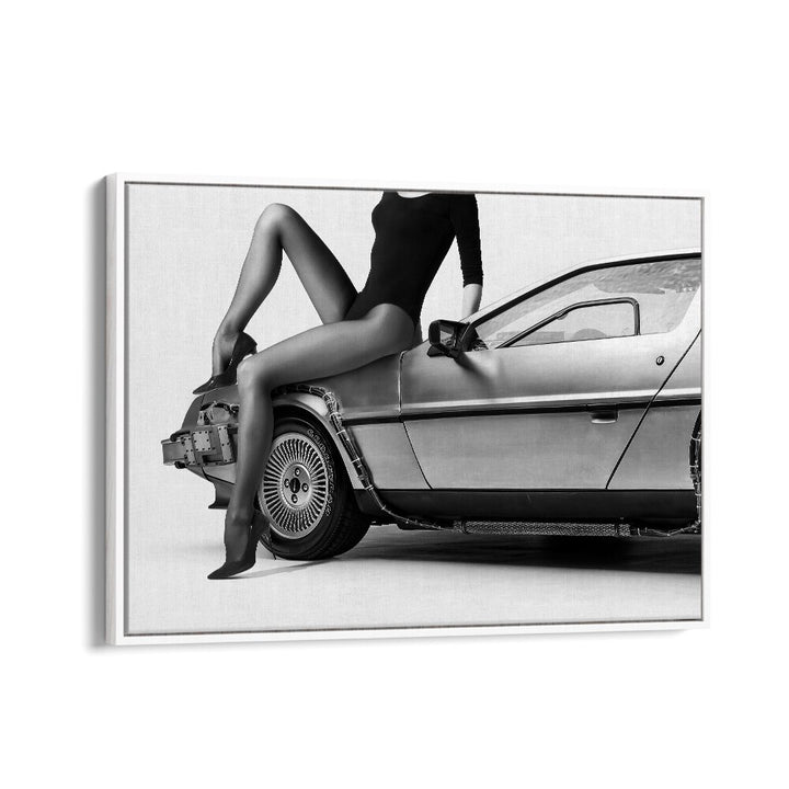 Elegant black and white art showcasing "THE FUTURE IS FEMALE PART III, PHOTOGRAPHY PRINTS" by David Drake.