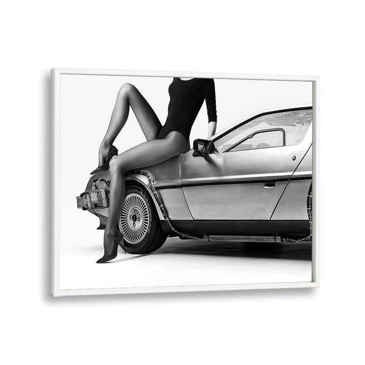 Stylish black and white photography print, "THE FUTURE IS FEMALE PART III , PHOTOGRAPHY PRINTS" by David Drake.