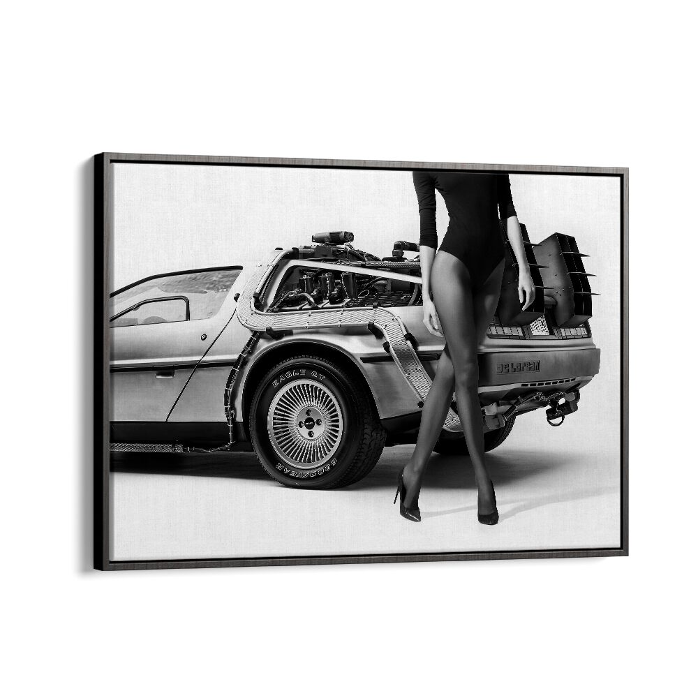 Stylish black and white photography print, "THE FUTURE IS FEMALE II," by David Drake, showcasing art and fashion.