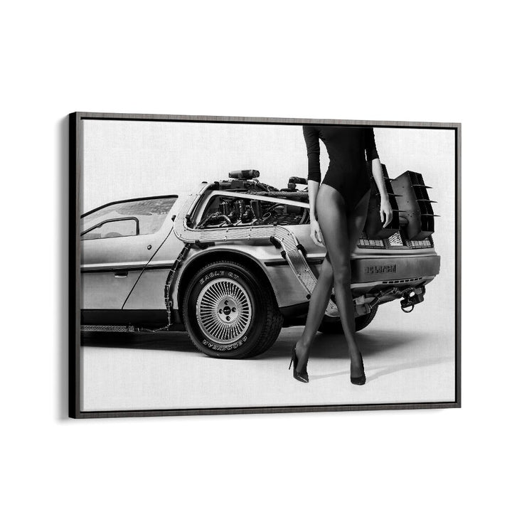 Stylish black and white photography print, "THE FUTURE IS FEMALE II," by David Drake, showcasing art and fashion.