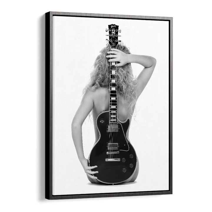 Stunning black and white fine art print featuring "The Les Paul" by David Drake, perfect for any photography prints collection.