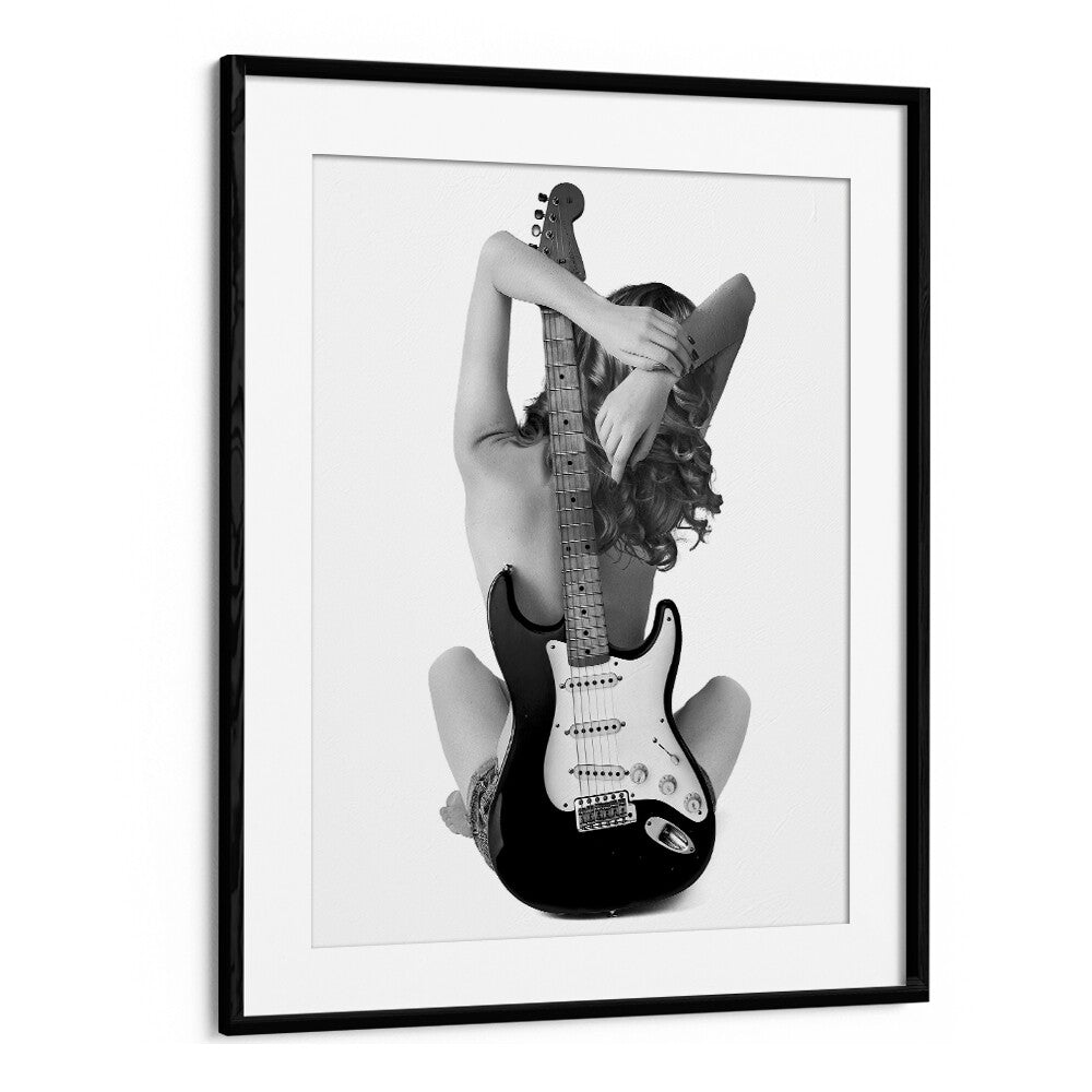 Stunning THE LES PAUL, PHOTOGRAPHY PRINTS framed art by David Drake, blending fashion and fine art photography.