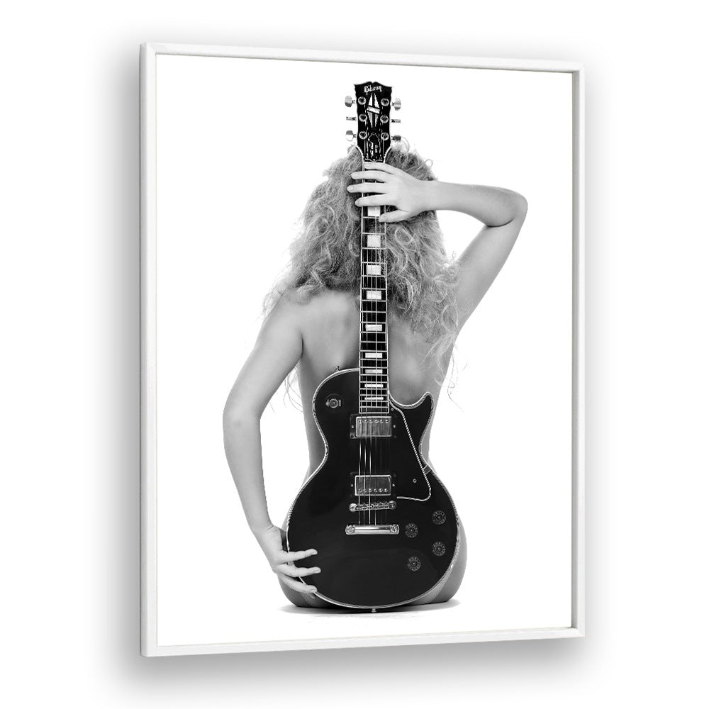 Stylish fine art photography print featuring "The Les Paul" by David Drake, blending music and elegance seamlessly.