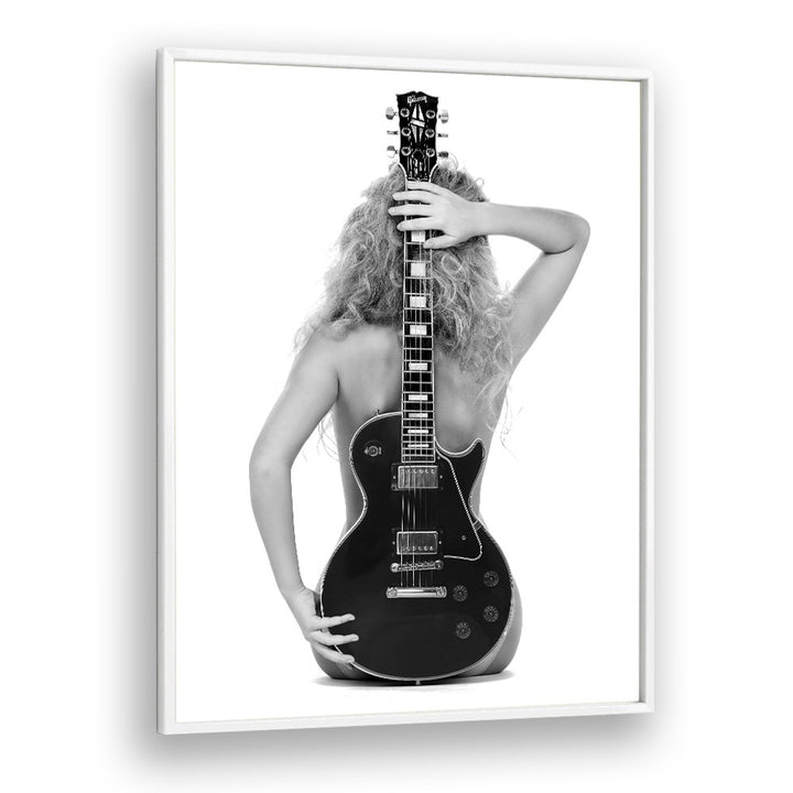 Stylish fine art photography print featuring "The Les Paul" by David Drake, blending music and elegance seamlessly.