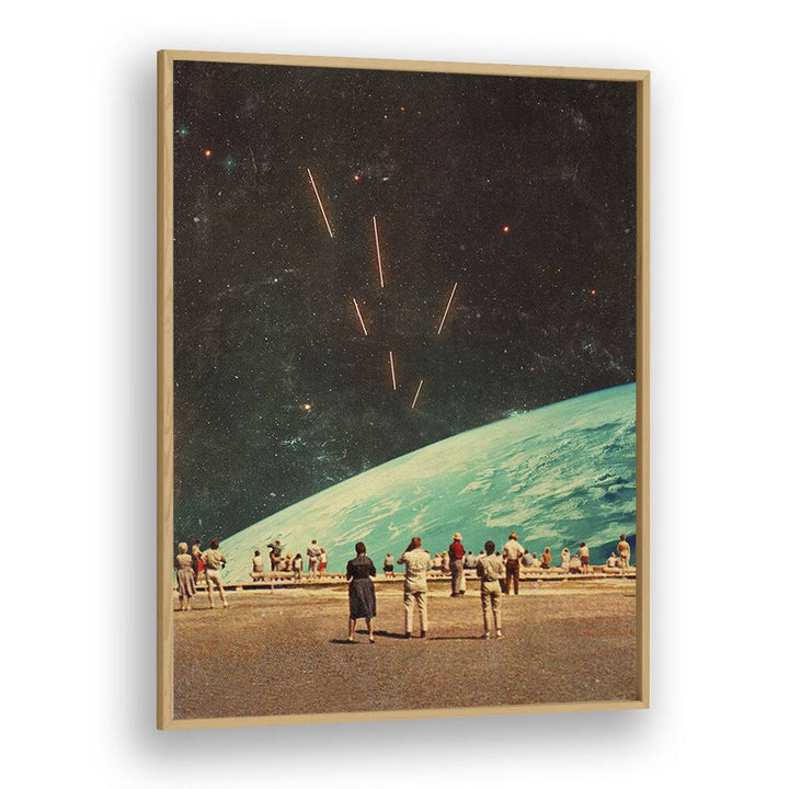 Surreal art print "THE OTHERS, FANTASY" by Frank Moth, featuring a cosmic scene with an enchanting atmosphere.