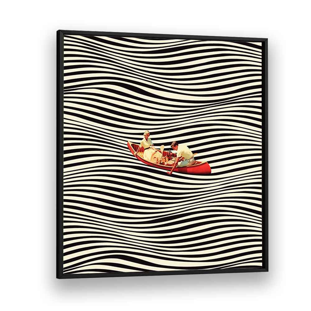 Experience "THE REAL BOAT TRIP, SURREAL ART PRINTS" by Taudalpoi, blending modern art with captivating design.