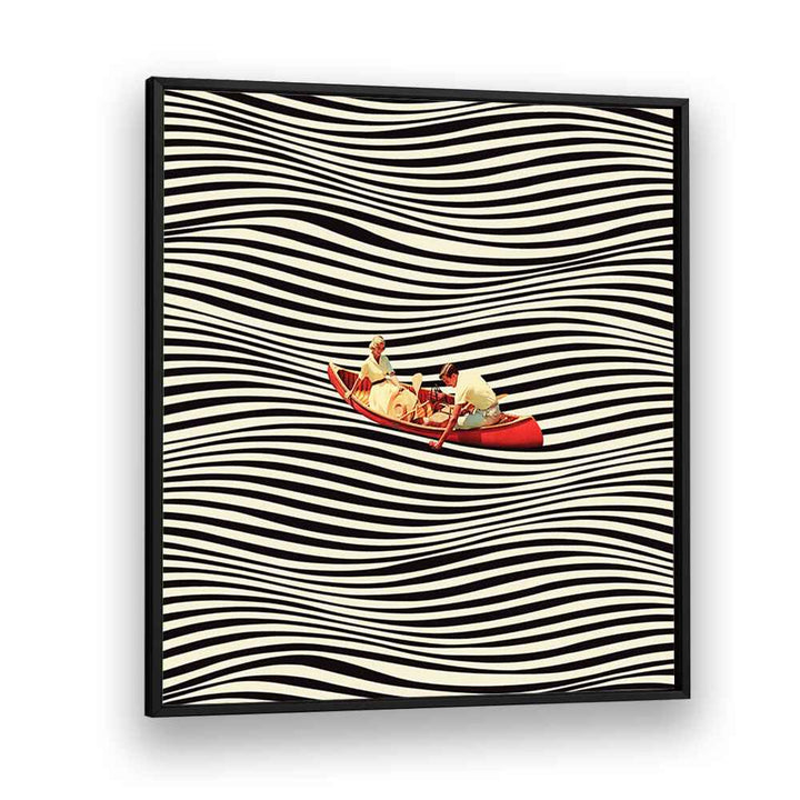 Experience "THE REAL BOAT TRIP, SURREAL ART PRINTS" by Taudalpoi, blending modern art with captivating design.