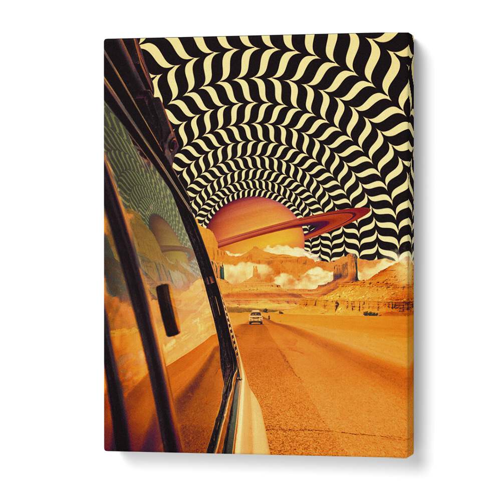 Vibrant scene from THE REAL ROAD TRIP, SURREAL ART PRINTS evokes creativity and adventure, perfect for any space.