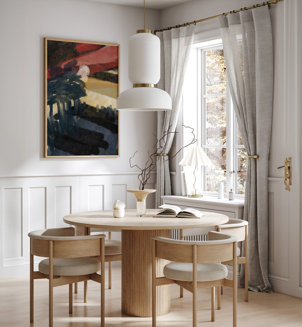 Elevate your space with THE ROMANCE OF NIGHT, ABSTRACT PAINTINGS by Nilesh Kulkarni, a captivating art piece.