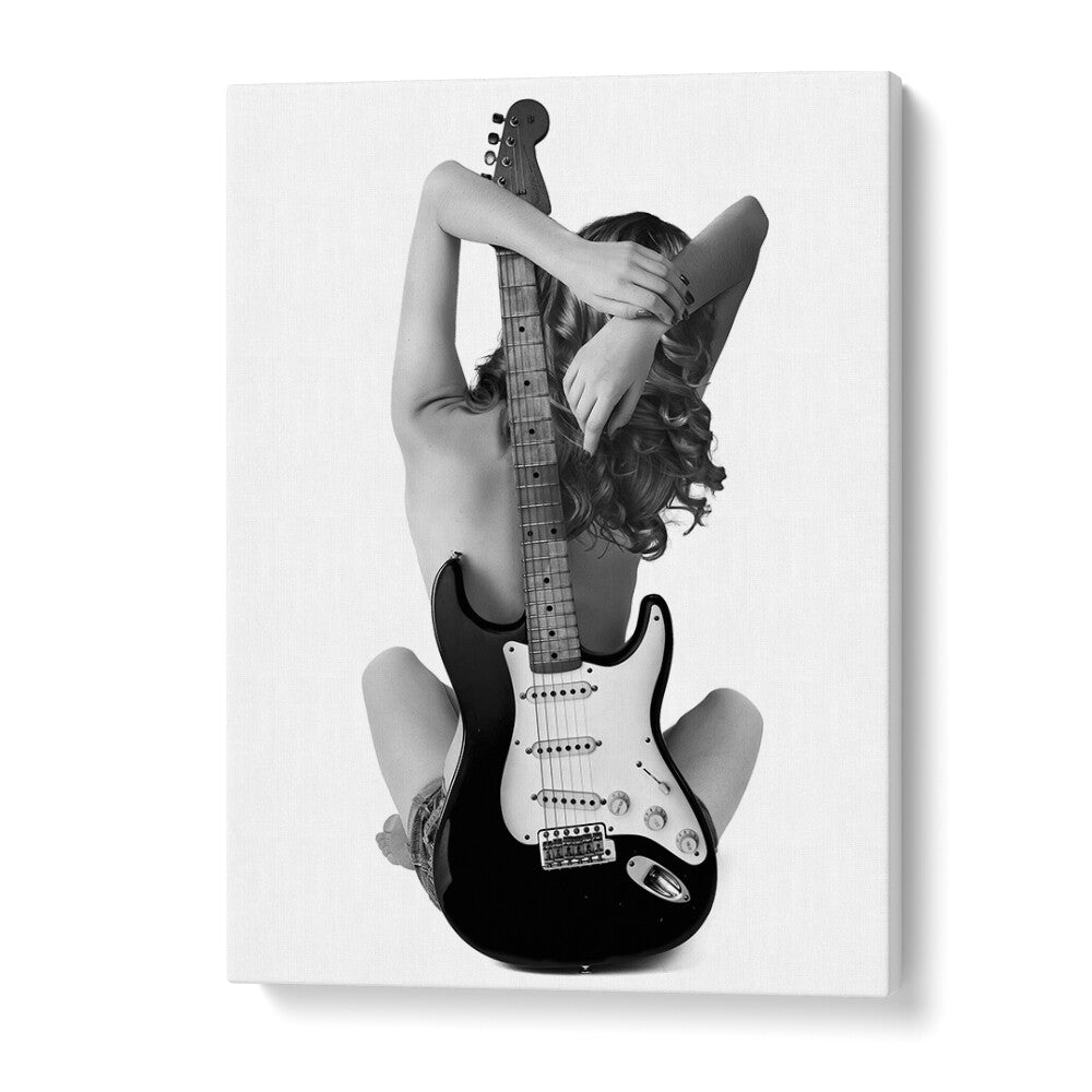 "The Strat, photography prints by David Drake, showcasing art that blends music and fashion in a stunning design."