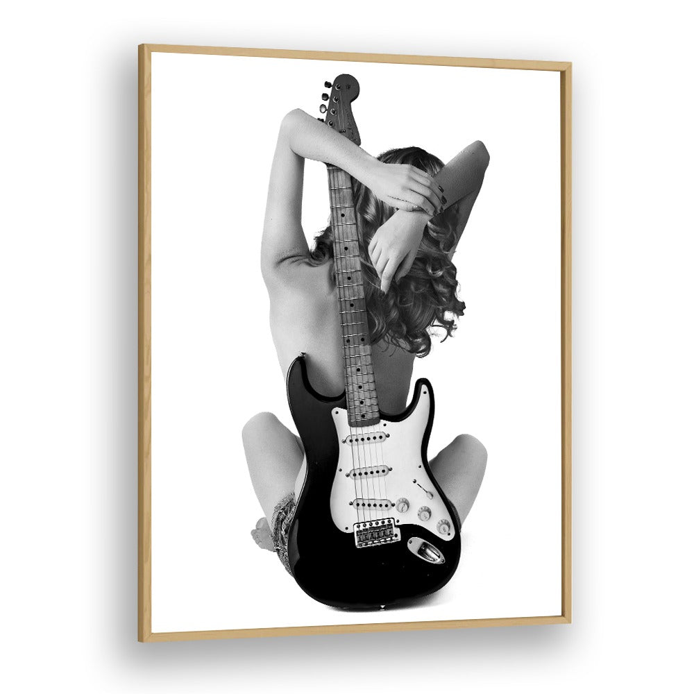 Stunning fine art piece "THE STRAT, PHOTOGRAPHY PRINTS" by David Drake, merging music and fashion in a captivating design.