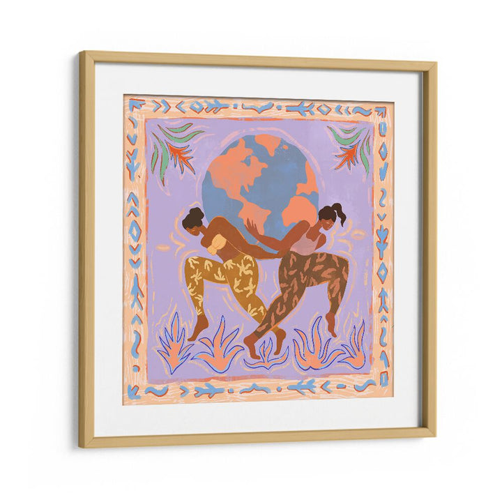 Stylish wall art print from Arty Guava featuring THE WORLD, PORTRAITS in vibrant colors and modern design.