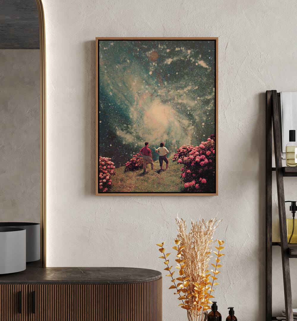 Surreal art prints featuring "THERE WILL BE LIGHT," a mesmerizing piece by Frank Moth, enhance any space beautifully.