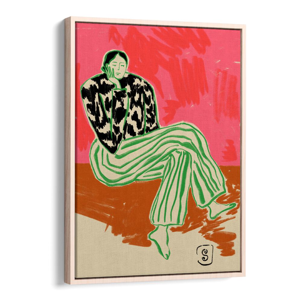 Captivating THINKING, PORTRAITS & FIGURATIVE ILLUSTRATIONS, showcasing emotion and artistry in a vibrant frame.