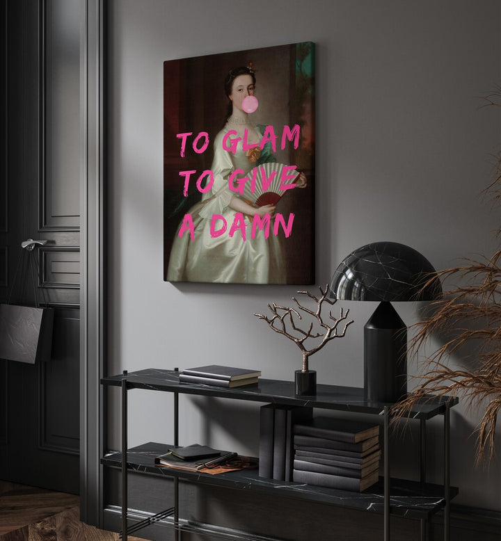 Bold and vibrant TO GLAM, ALTERED ART PRINTS elevate your decor, perfect for adding personality to any space.