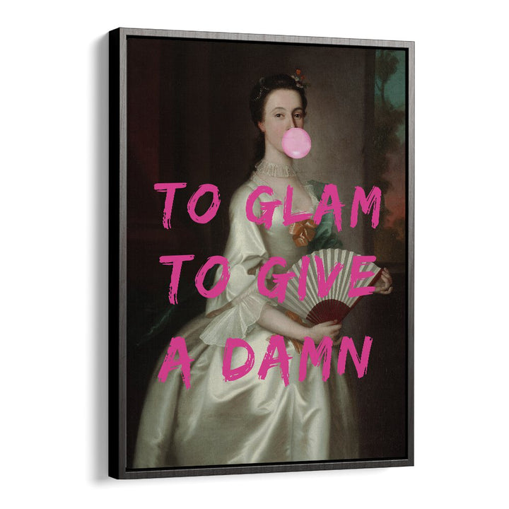 Transform your decor with TO GLAM, ALTERED ART PRINTS featuring a playful classic design by The Art Concept.