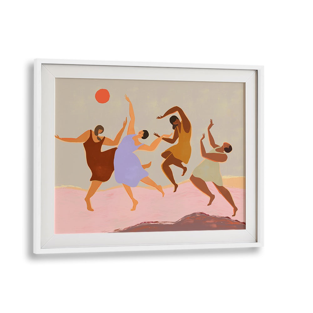 "TOGETHER, PORTRAITS by Arty Guava showcases vibrant dance figures, perfect for elevating your home decor."