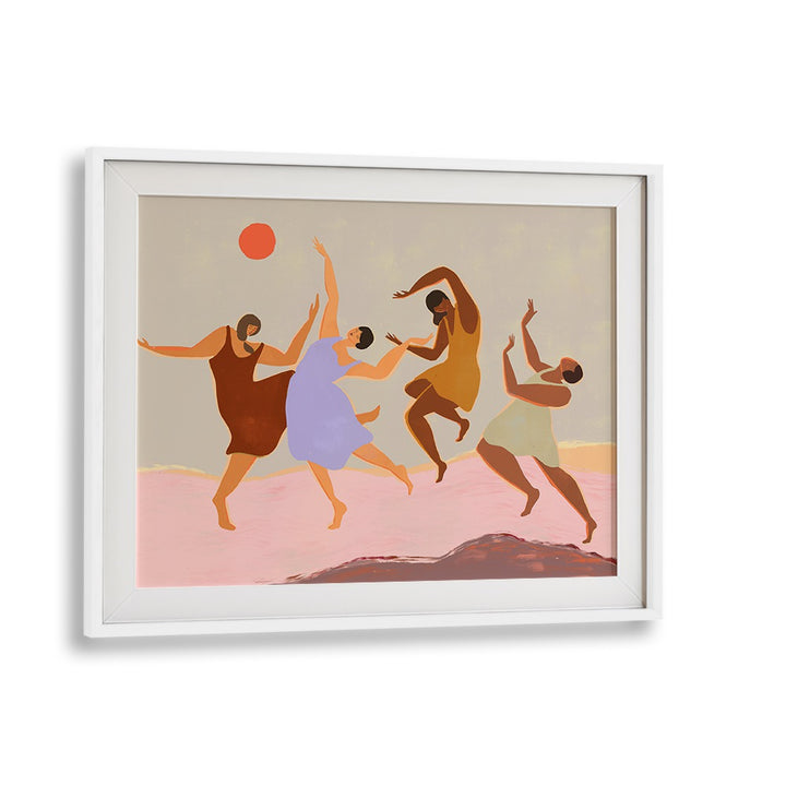 "TOGETHER, PORTRAITS by Arty Guava showcases vibrant dance figures, perfect for elevating your home decor."