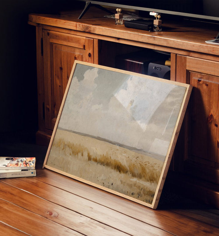 Tranquility Gallery Wall featuring serene framed art prints, perfect for creating peaceful gallery walls in your home.