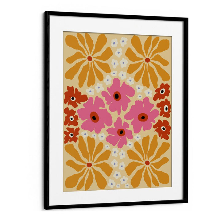 Vibrant TROPICAL DREAM, FLORAL FLOWER PAINTINGS by Miho Art Studio bring nature's beauty to your decor.