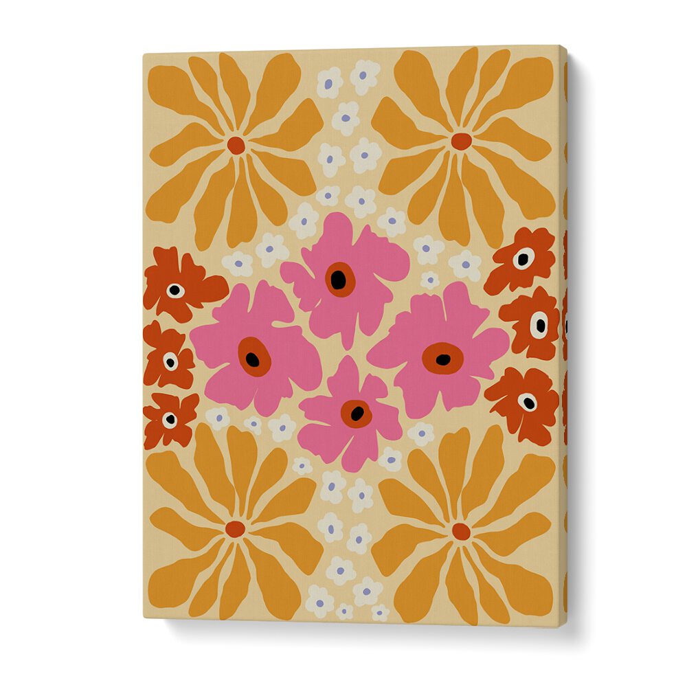 Vibrant TROPICAL DREAM, FLORAL FLOWER PAINTINGS by Miho Art Studio bring enchanting beauty to your decor.