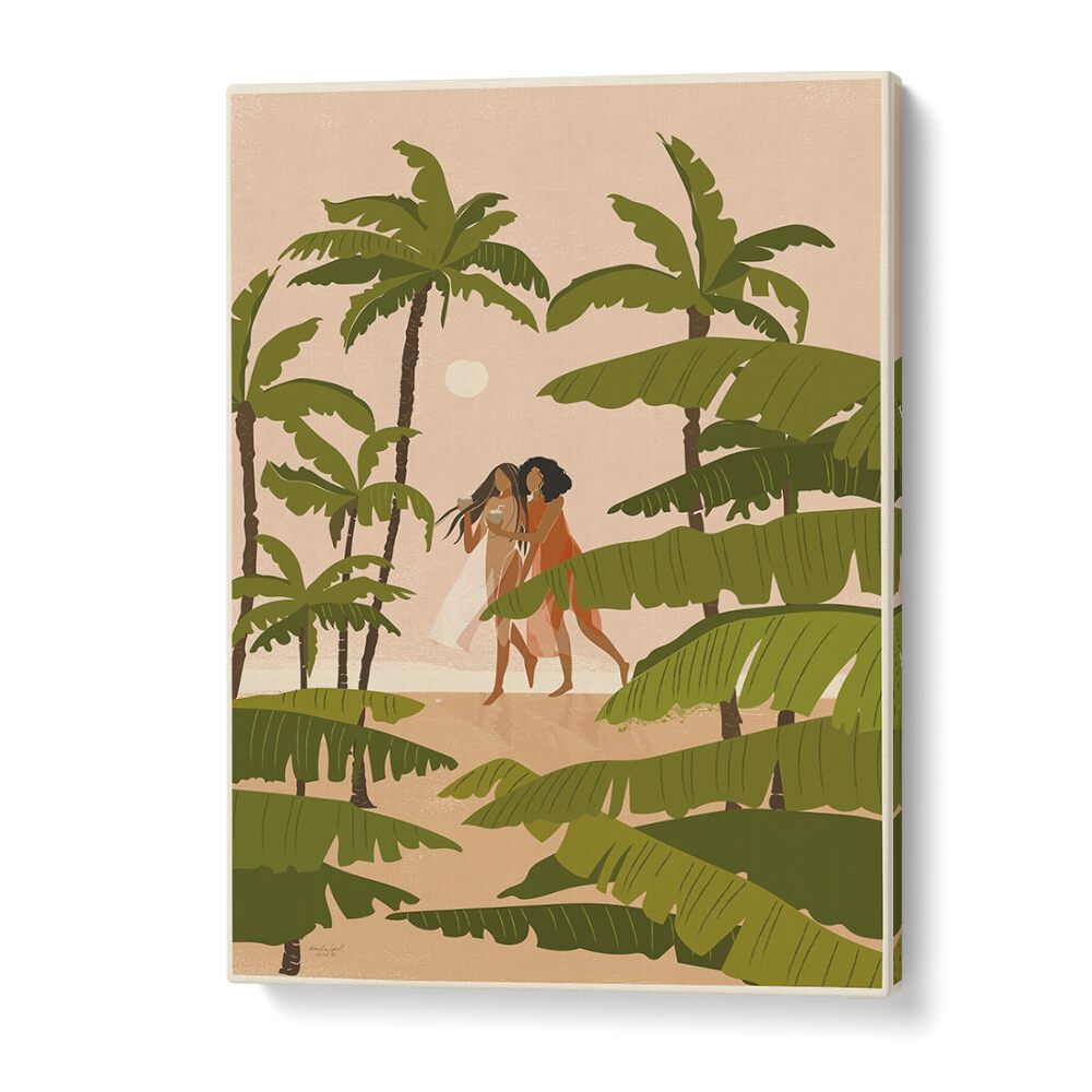 Tropical Paradise, beach paintings by Andi Bell showcase serene landscapes and vibrant beauty of tropical escapes.