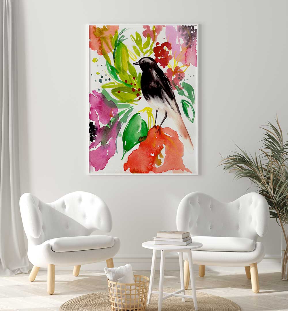 TROPICAL VACATION , FLORAL FLOWER PAINTINGS